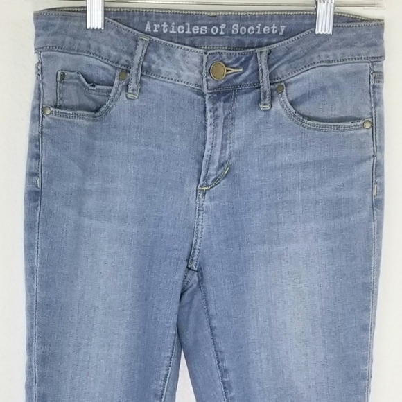 ARTICLES OF SOCIETY  'Sarah' Cut Off Hem Jeans, 26 - Picture 2 of 9